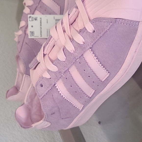 NWT Adidas Superstar minimalis Originals pink & purple men's size 7.5 - Picture 4 of 12